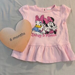 Disney Baby Light Pink Daisy and Minnie Mouse Dress